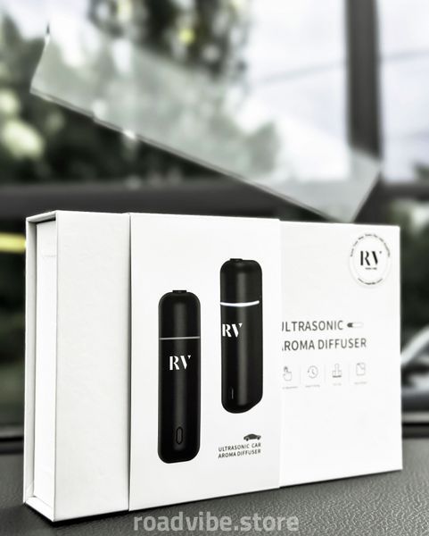 U-Sonic Pro - Automatic Car Air Freshener - Black (V2 - Without Logo) U-Sonic-Pro-Black image