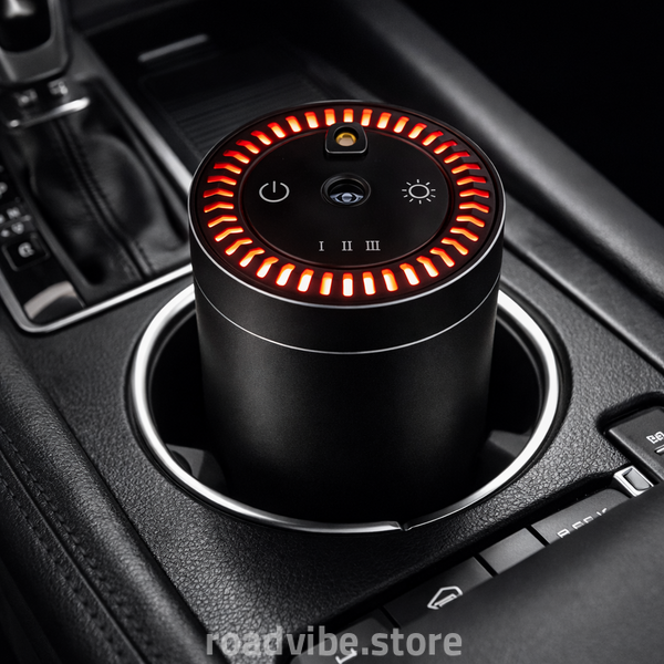 Алюмінієвий ароматизатор для авто U-Aroma M30 з LED-підсвіткою та проекцією
